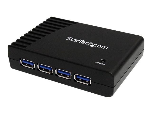 StarTech.com 4-Port USB 3.0 SuperSpeed Hub with Power Adapter - Portable Multiport USB-A Dock IT Pro - USB Port Expansion Hub for PC/Mac (ST4300USB3) - Hub - 4 x SuperSpeed USB 3.0 - desktop