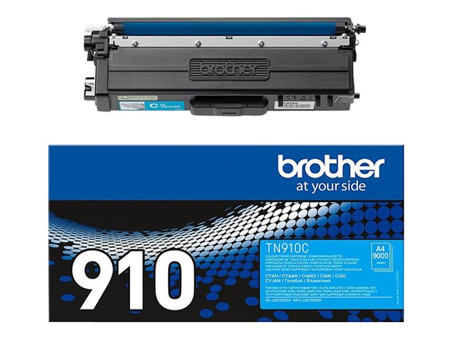 Brother TN910C - Ultra Jumbo - cyan - original - toner cartridge - for Brother HL-L9300, HL-L9310, MFC-L9570