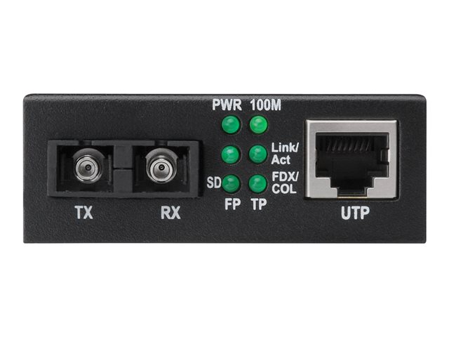 Fast Ethernet Media Converter Multimode SC connector 1310nm up to 2km