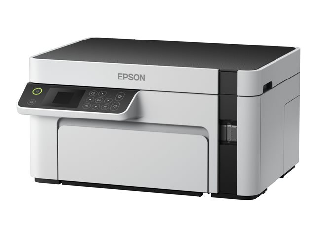 Epson EcoTank ET-M2120 - Multifunction printer - B/W - ink-jet - A4/Legal (media) - up to 15 ppm (printing) - 150 sheets - USB, Wi-Fi - white
