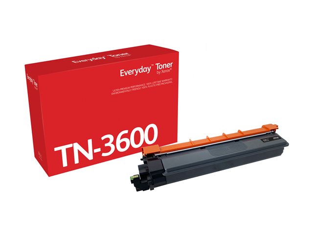 Everyday - Black - compatible - box - toner cartridge (alternative for: Brother TN-3600) - Green World Alliance return programme - for Brother DCP-L5510, HL-L5210, HL-L6210, HL-L6410, MFC-L5710, MFC-L6710, MFC-L6910