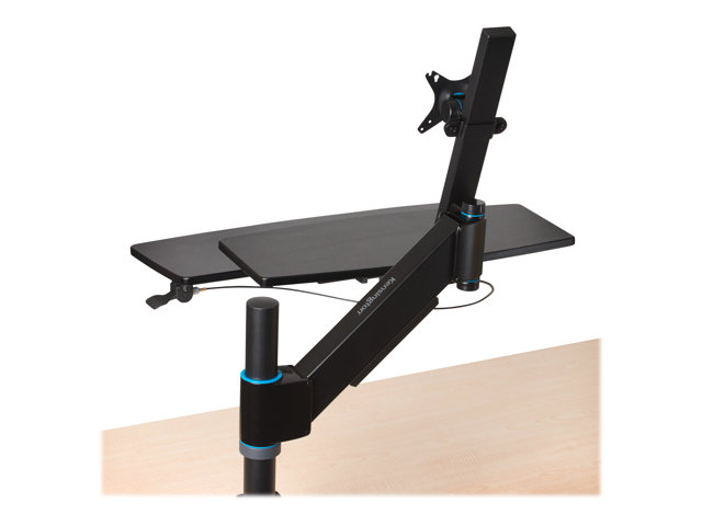 Kensington SmartFit Sit/Stand Workstation - Mounting kit (sit-stand arm, mouse platform, desk clamp pole, keyboard platform) - for LCD display / PC equipment - black - desktop