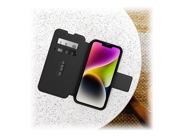 OtterBox Strada iPhone 14 Plus Shadow BLK PolyBag