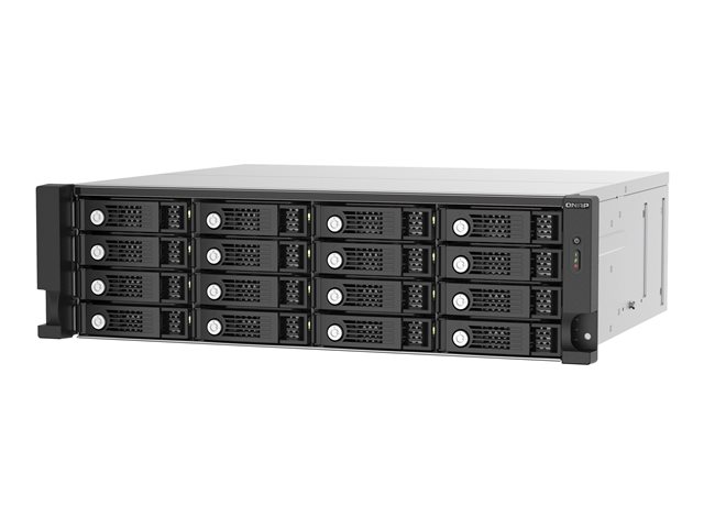 QNAP TL-R1620Sep-RP - Hard drive array - 16 bays (SATA-600 / SAS-3) - SAS 12Gb/s (external) - rack-mountable - 3U