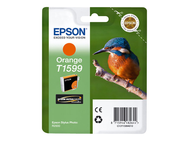 Epson T1599 - 17 ml - orange - original - blister - ink cartridge - for Stylus Photo R2000
