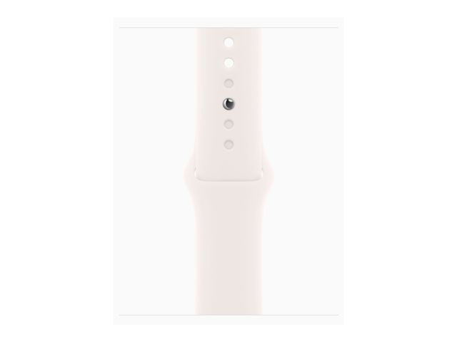 Apple Watch Series 11 GPS 42mm Rose Gold Aluminium Case with Light Blush Sport Band - S/M