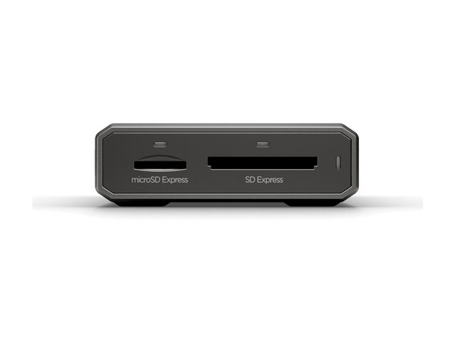 SanDisk PRO-READER Dual Card - Card reader - 2 in 1 (SD Express, microSD Express, microSD UHS-I, microSDHC UHS-I, microSDXC UHS-I, SDHC UHS-I, SDXC UHS-I) - USB-C 3.2 Gen 2