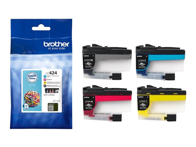 Brother - 4-pack - black, yellow, cyan, magenta - original - ink cartridge