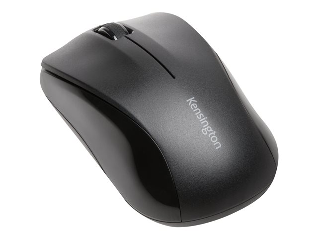 Kensington Wireless ValuMouse - Mouse - right and left-handed - optical - 3 buttons - wireless - 2.4 GHz - USB wireless receiver - black