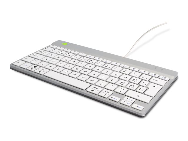Ergonomic KB Comp QWERTZ(CH) wired white