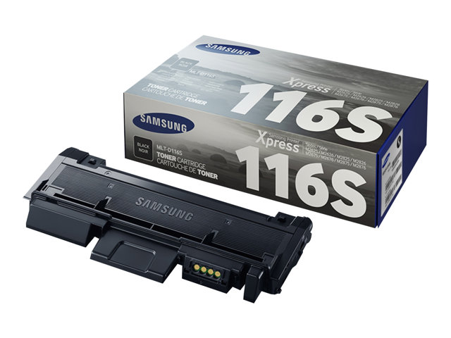 Samsung MLT-D116S - Black - original - toner cartridge (SU840A) - for Xpress SL-M2625, M2626, M2675, M2676, M2825, M2826, M2836, M2875, M2876, M2885, M2886