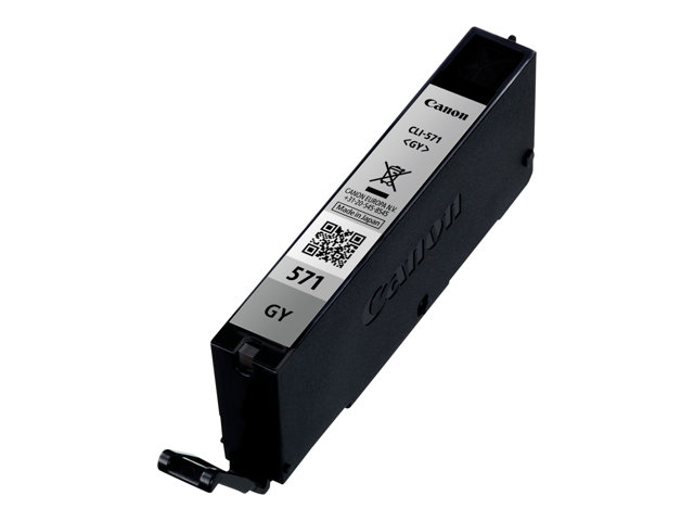 Canon CLI-571GY - 7 ml - grey - original - ink tank - for PIXMA MG7750, MG7751, MG7752, MG7753, TS8050, TS8051, TS8052, TS8053, TS9050, TS9055
