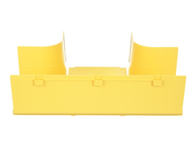 Panduit FiberRunner - Cable raceway tee fitting (horizontal) - yellow