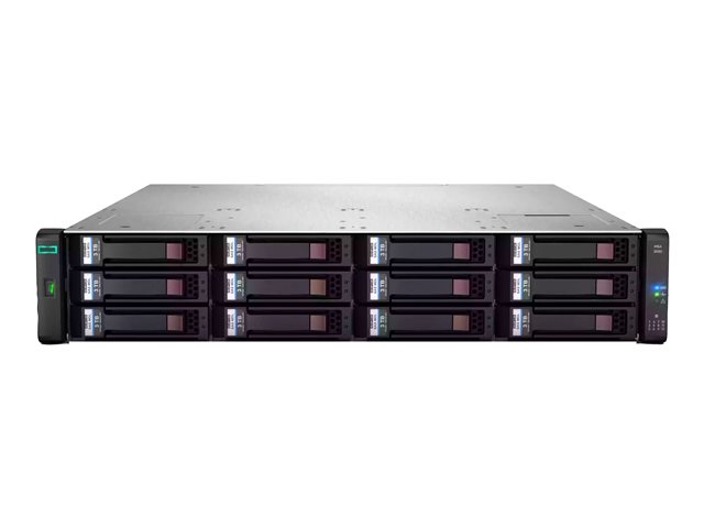 HPE Modular Smart Array 2050 SAS Dual Controller LFF Storage - Hard drive array - 12 bays (SAS-2) - SAS 12Gb/s (external) - rack-mountable - 2U