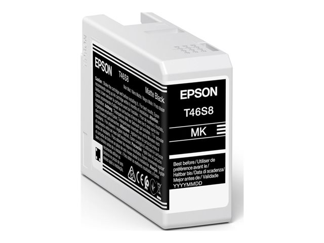 Epson T46S8 - 25 ml - matte black - original - ink cartridge