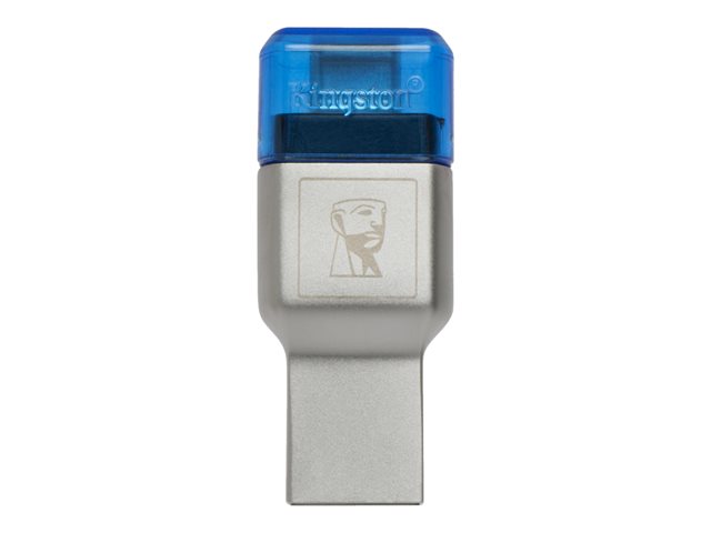 Kingston MobileLite Duo 3C - Card reader (microSD, microSDHC UHS-I, microSDXC UHS-I) - USB 3.1 Gen 1 - for Apple MacBook (Early 2015, Early 2016, Mid 2017), MacBook Air (Late 2018), MacBook Pro (Late 2016, Mid 2017, Mid 2018)