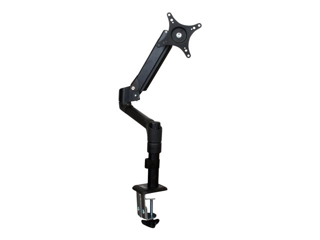 StarTech.com Desk Mount Monitor Arm - Full Motion Articulating - Monitors 12\" to 34\" Adjustable VESA Single Monitor Arm - Desk & Grommet Clamp - Black (ARMPIVOTE) - Mounting kit (articulating arm) - for LCD display - plastic, steel - black - screen size: 12\"-24\" - desktop - for P/N: ACCSMNT, ARMSTS, STSCART