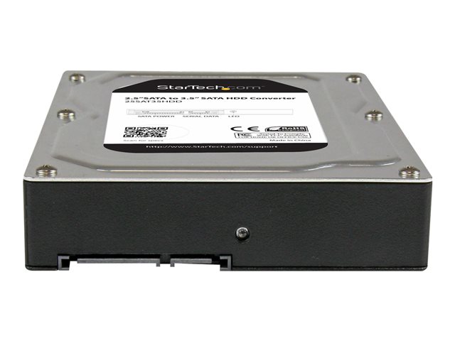 StarTech.com 2.5\" to 3.5\" SATA HDD/SSD Adapter Enclosure - External Hard Drive Converter with HDD/SSD Height up to 12.5mm (25SAT35HDD) - Storage enclosure - 2.5\" - SATA 6Gb/s - SATA 6Gb/s - for P/N: S352BU33HR
