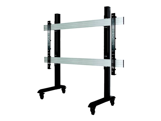 B-TECH System X BT8508 - Cart - for interactive flat panel - black - screen size: 72\"-120\" - mounting interface: up to 1400 x 800 mm - for Microsoft Surface Hub (84 in)