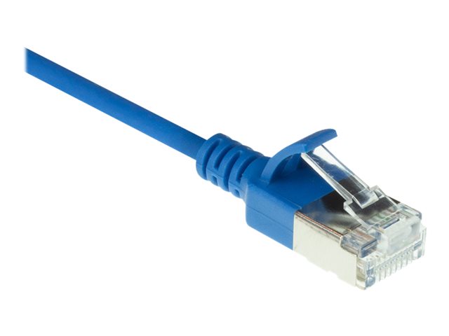 CAT6A U/FTP SLIMLINE BU 1.00M. 1 stk