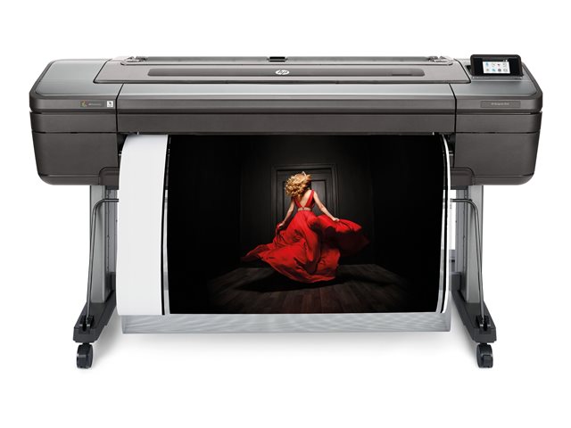 HP DesignJet Z9+dr PostScript - 44\" large-format printer - colour - ink-jet - Roll (111.8 cm) - 2400 x 1200 dpi - up to 73.9 sq.m/hour (mono) / up to 73.9 sq.m/hour (colour) - capacity: 2 rolls - Gigabit LAN, USB host - cutter