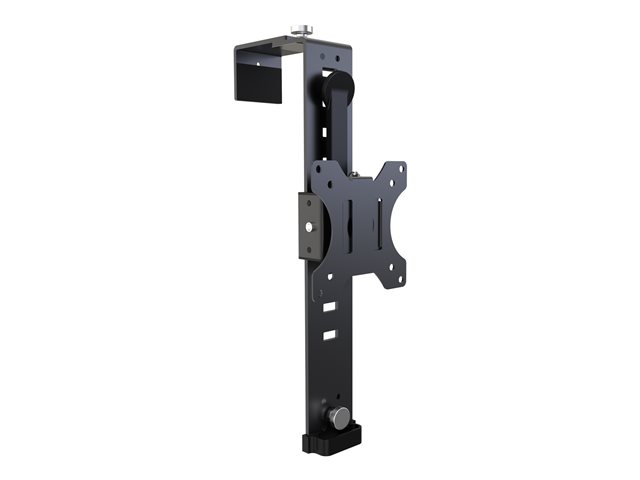 VISION Cubicle Divider Monitor Mount  LIFETIME WARRANTY  supports display from 10-34"  VESA sizes 75 x 75 or 100 x 100  rotates portrait to landscape  quick-release  thumbscrews  variable height 360-540 mm / 14-21"  SWL: 8 kg / 18 lb  black