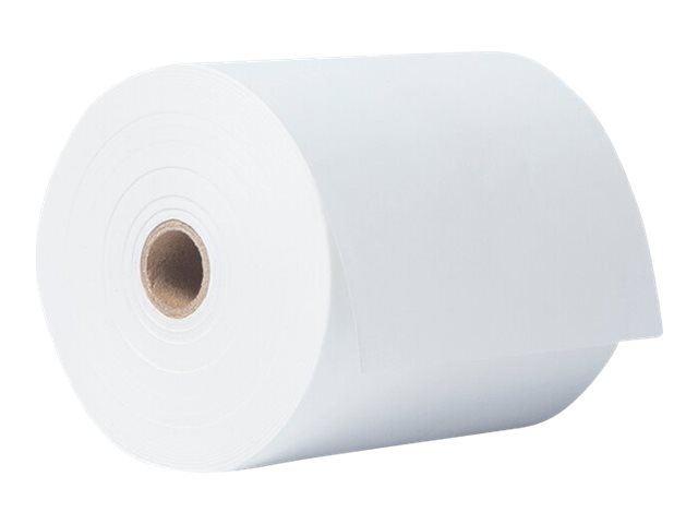 Verpakt per 8 stuks - prijs per stuk doorlopende papierrol: 76 mm direct thermisch wit 42m