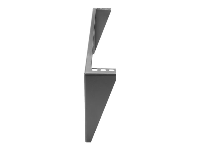 StarTech.com 1U Wall Mount Patch Panel Bracket - 19 in - Steel - Vertical Mounting Bracket for Networking and Data Equipment (RK119WALLV) - Mounting bracket - wall mountable - black - 1U - 19\" - for P/N: SV831DUSBUK