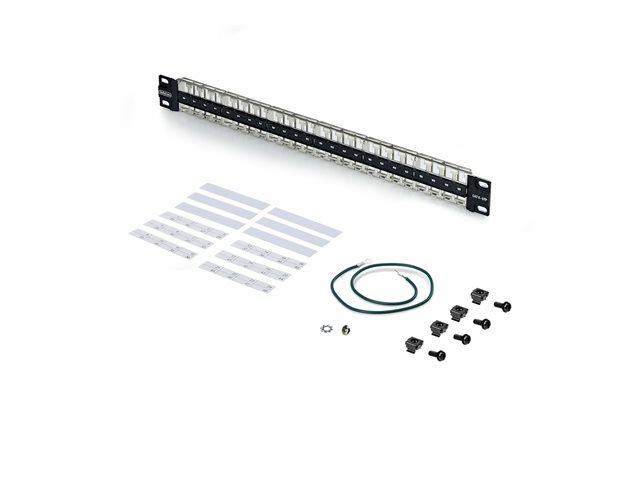 48 Port 1U Blank Keystone Patch Panel