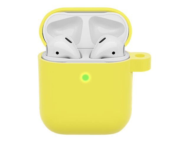OtterBox - Case for wireless earbuds charging case - polycarbonate, synthetic rubber - lemondrop (yellow) - for Apple AirPods (1st generation, 2nd generation)