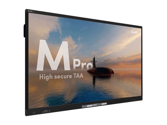 SMART Board M455-V5-P - 55\" Diagonal Class M Pro high secure Series LED-backlit LCD display - interactive - with touchscreen (multi touch) - 4K UHD (2160p) 3840 x 2160 - black - TAA Compliant