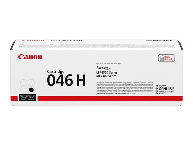 Canon 046 H - High capacity - black - original - toner cartridge - for imageCLASS LBP654, MF731, MF733, MF735, i-SENSYS LBP653, LBP654, MF732, MF734, MF735
