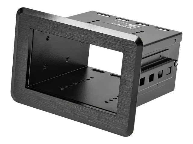 StarTech.com Conference Room Docking Station, Universal Laptop Dock, 4K HDMI, 60W Power Delivery, USB Hub, GbE, Audio, In-Table Connectivity Box For Huddle/Boardroom Collaboration Space - For Teams & Zoom Calls - Docking station - USB-C / USB 3.0 - HDMI - 1GbE - TAA Compliant