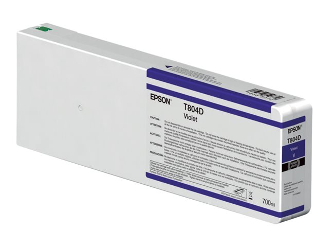Epson T804D00 - 700 ml - violet - original - ink cartridge - for SureColor SC-P7000, SC-P7000V, SC-P9000, SC-P9000V