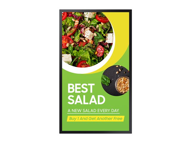 Samsung OM32DX - 32\" Diagonal Class OMDX Series LED-backlit LCD display - digital signage outdoor - full sun - Tizen OS - 1080p 1920 x 1080 - Edge LED - black