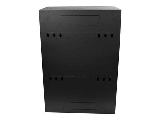 StarTech.com 8U 19\" Vertical Wall Mount Server Rack Cabinet, Low Profile (15\"), 30\" Deep Locking Network Enclosure with 2U for Switch Patch Panel Router Mounting IT/Data Cabinet Assembled - 19 Inch Wallmount Rack (RK830WALVS) - Rack enclosure cabinet - wall mountable - black - 8U