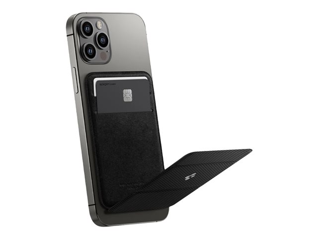 Spigen Apple iPhone 14 / iPhone 13 / iPhone 12 Magnetic Magsafe Card Wallet Smart Fold MagFit Black