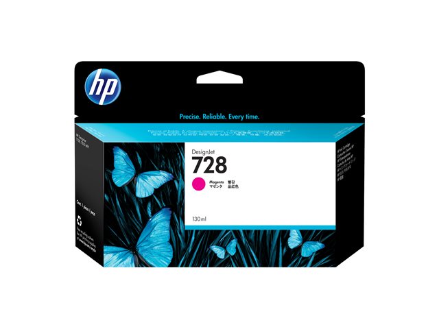 HP 728 - 130 ml - magenta - original - DesignJet - ink cartridge - for DesignJet T730, T830