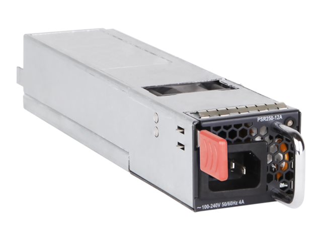 HPE - Power supply - hot-plug (plug-in module) - AC 100-240 V - 250 Watt - Europe - for FlexFabric 5710 24SFP+ 6QS+/2QS28, 5710 48SFP+ 6QS+/2QS28
