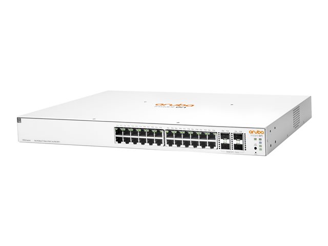 HPE Networking Instant On 1930 24G Class4 PoE 4SFP/SFP+ 195W Switch - Switch - L3 - Managed - 24 x 10/100/1000 (PoE) + 4 x 1 Gigabit / 10 Gigabit SFP+ - rack-mountable - PoE (195 W)