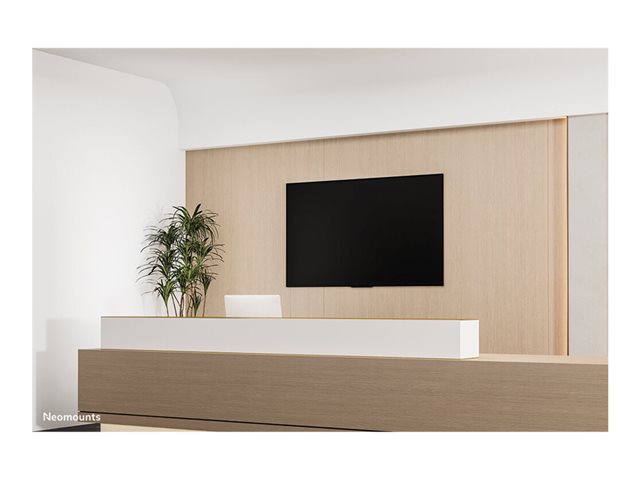 Neomounts WL30-265BL1 - Mounting kit (wall mount) - Ultra-Flat, fixed - for digital signage LCD panel / LCD display - steel - black - screen size: 43\"-85\"