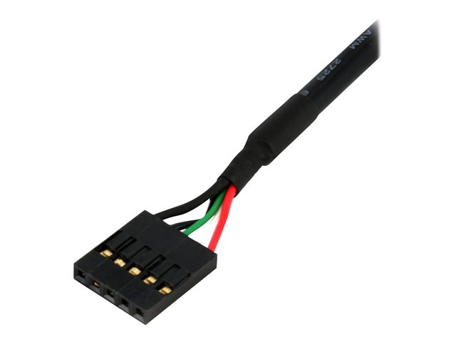StarTech.com 24in Internal 5 pin USB IDC Motherboard Header Cable F/F - USB cable - 5 pin IDC (F) to 5 pin IDC (F) - USB 2.0 - 2 ft - black - USBINT5PIN24 - USB cable - 5 pin IDC (F) to 5 pin IDC (F) - USB 2.0 - 60.7 cm - black