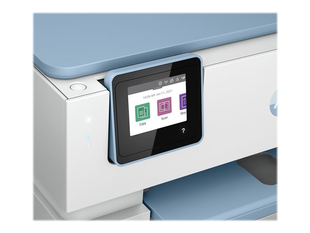 HP ENVY Inspire 7221e All-in-One - Multifunction printer - colour - ink-jet - 216 x 297 mm (original) - A4/Legal (media) - up to 13 ppm (copying) - up to 15 ppm (printing) - 125 sheets - USB 2.0, Wi-Fi(ac), Bluetooth - with HP 1 Year Extra warranty t