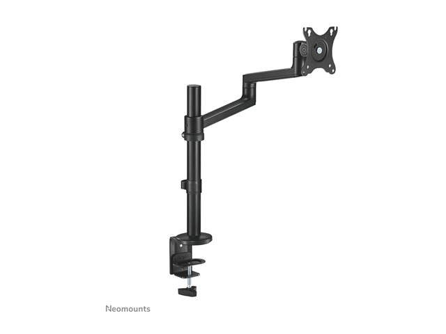 Neomounts DS60-425BL1 - Mounting kit (desk clamp mount, desk grommet, VESA adapter plate, monitor arm) - full-motion adjustable arm - for LCD display - steel - black - screen size: 17\"-27\"