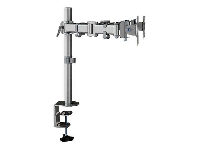 Neomounts NM-D135D - Mounting kit - full-motion - for 2 LCD displays - silver - screen size: 10\"-27\" - clamp mountable, grommet, desk-mountable