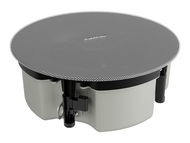 Crestron Saros IC6VLPT-W-T-EACH+ - Speaker - for PA system - 50 Watt - 2-way - coaxial (grille colour - textured white)