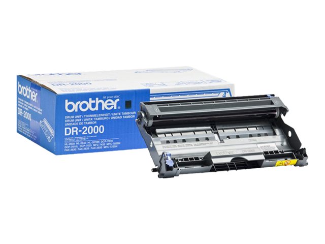 Brother DR2000 - Original - drum kit - for Brother DCP-7010, 7025, HL-2030, 2040, 2070, MFC-7225, 7420, 7820, FAX-28XX