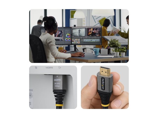 25ft 7.6m HDMI 2.0 Cable 4K Certified
