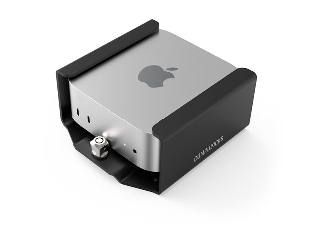 Compulocks Mac Mini Security Mount - System security mounting kit - wall mountable, desk mountable, under-desk mountable, on-the-monitor mountable - black