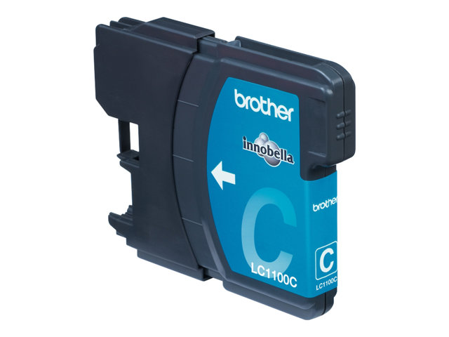 Brother LC1100C - Cyan - original - ink cartridge - for Brother DCP-185, 385, 395, 585, J715, MFC-490, 5490, 5890, 5895, 6890, 790, 795, 990, J615